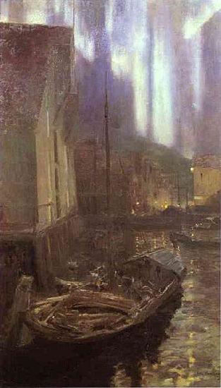 Konstantin Alekseevich Korovin Hammerfest. Aurora Borealis